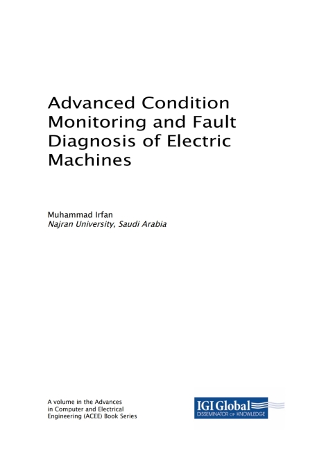 Cover image for book Advanced Condition Monitoring and Fault Diagnosis of Electric Machines