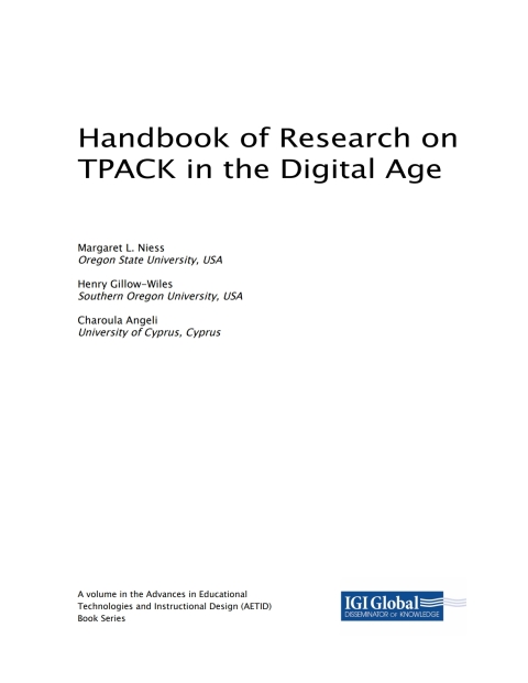 Cover image for book Handbook of Research on TPACK in the Digital Age