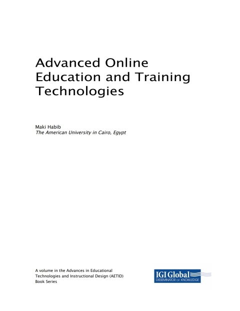 Cover image for book Advanced Online Education and Training Technologies