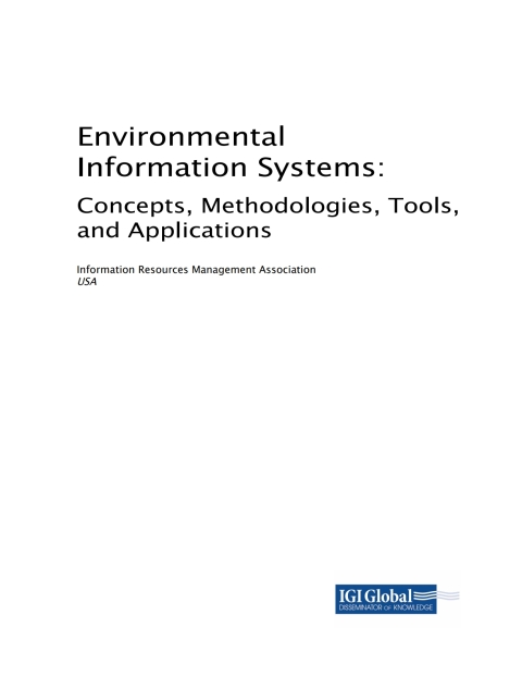 Cover image for book Environmental Information Systems: Concepts, Methodologies, Tools, and Applications