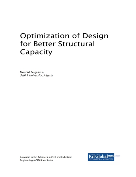 Cover image for book Optimization of Design for Better Structural Capacity