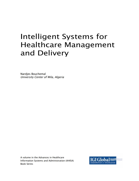 Cover image for book Intelligent Systems for Healthcare Management and Delivery