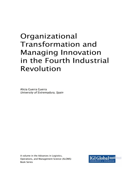 Cover image for book Organizational Transformation and Managing Innovation in the Fourth Industrial Revolution