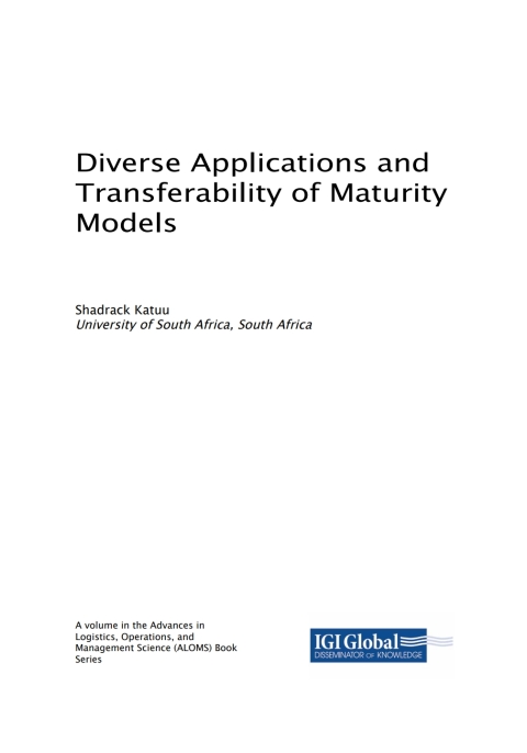 Cover image for book Diverse Applications and Transferability of Maturity Models
