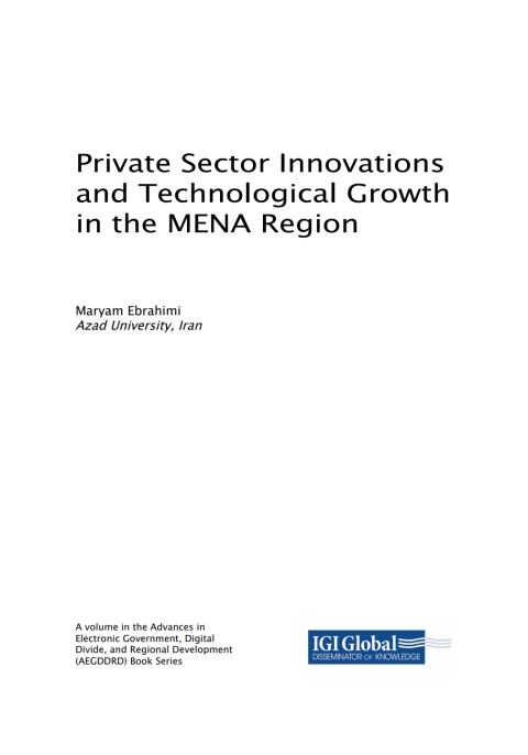 Cover image for book Private Sector Innovations and Technological Growth in the MENA Region