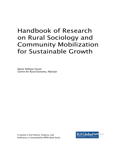 Cover image for book Handbook of Research on Rural Sociology and Community Mobilization for Sustainable Growth