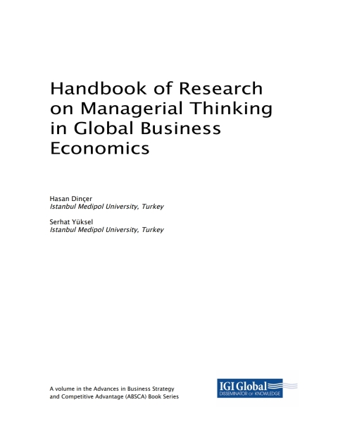 Cover image for book Handbook of Research on Managerial Thinking in Global Business Economics