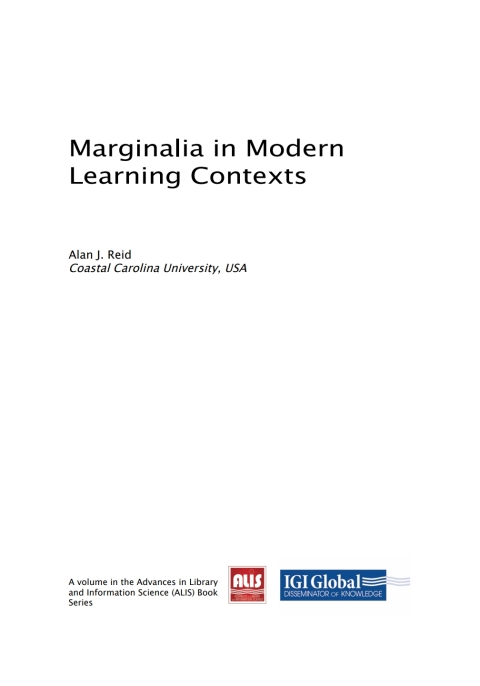 Cover image for book Marginalia in Modern Learning Contexts