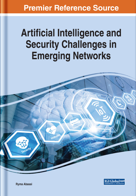 Cover image for book Artificial Intelligence and Security Challenges in Emerging Networks