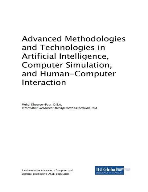 Cover image for book Advanced Methodologies and Technologies in Artificial Intelligence, Computer Simulation, and Human-Computer Interaction