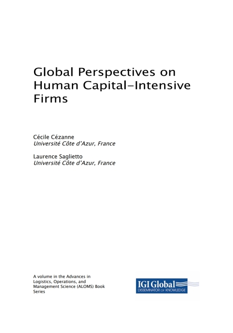 Cover image for book Global Perspectives on Human Capital-Intensive Firms