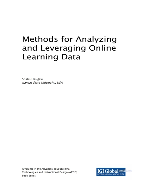 Cover image for book Methods for Analyzing and Leveraging Online Learning Data