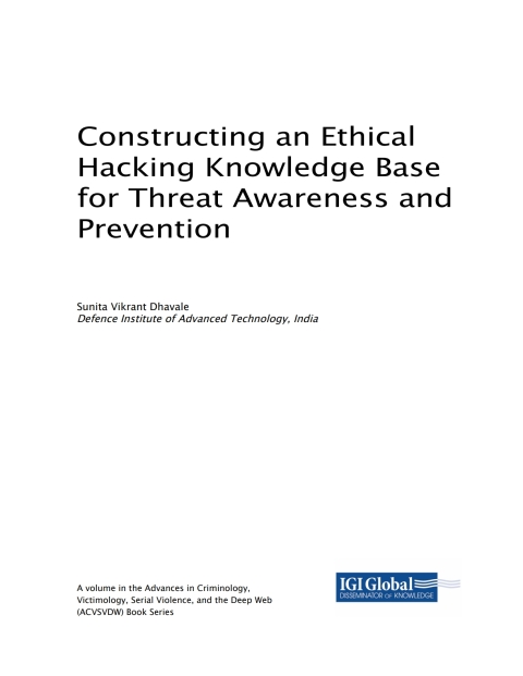 Cover image for book Constructing an Ethical Hacking Knowledge Base for Threat Awareness and Prevention
