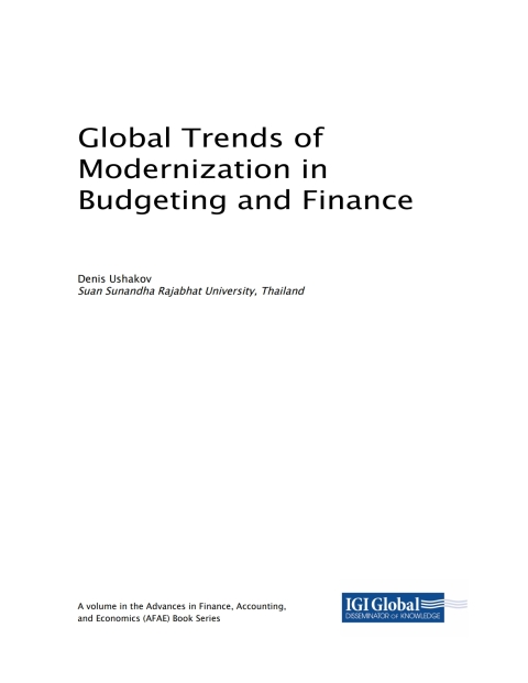Cover image for book Global Trends of Modernization in Budgeting and Finance