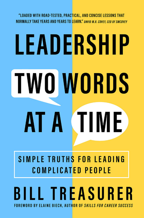 Cover image for book Leadership Two Words at a Time