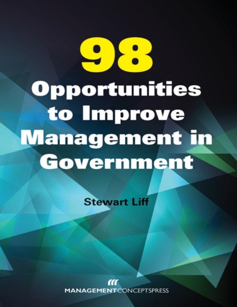 Cover image for book 98 Opportunities to Improve Management in Government