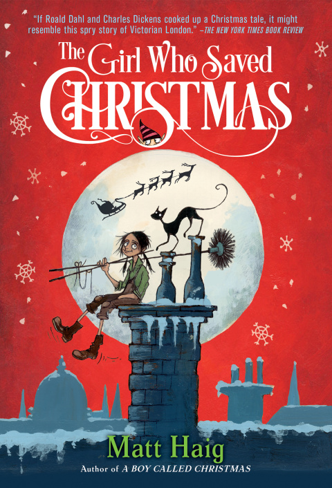 Cover image for book The Girl Who Saved Christmas