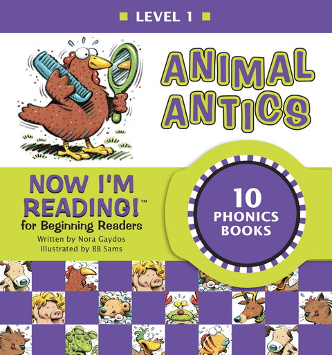 Cover image for book Now I'm Reading! Level 1: Animal Antics