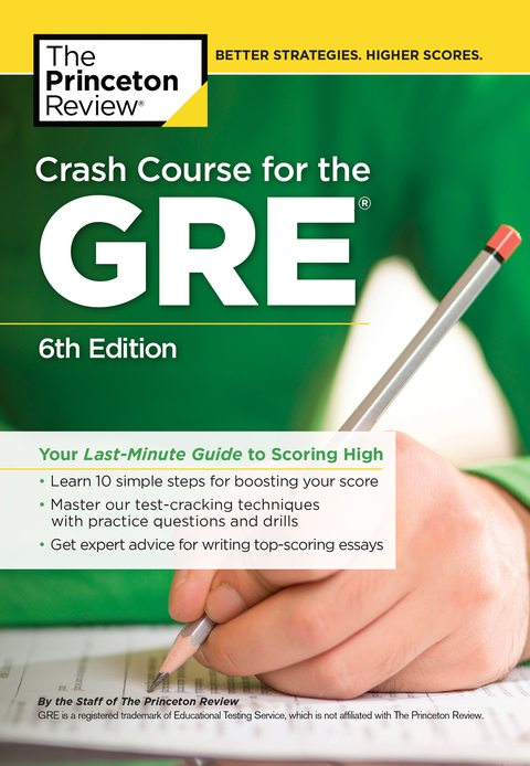 Cover image for book Crash Course for the GRE, 6th Edition
