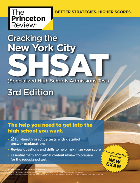Cover image for book Cracking the New York City SHSAT (Specialized High Schools Admissions Test),  3rd Edition