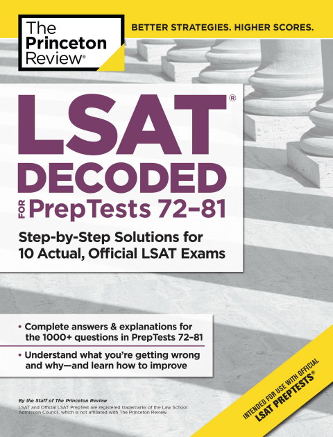 Cover image for book LSAT Decoded (PrepTests 72-81)