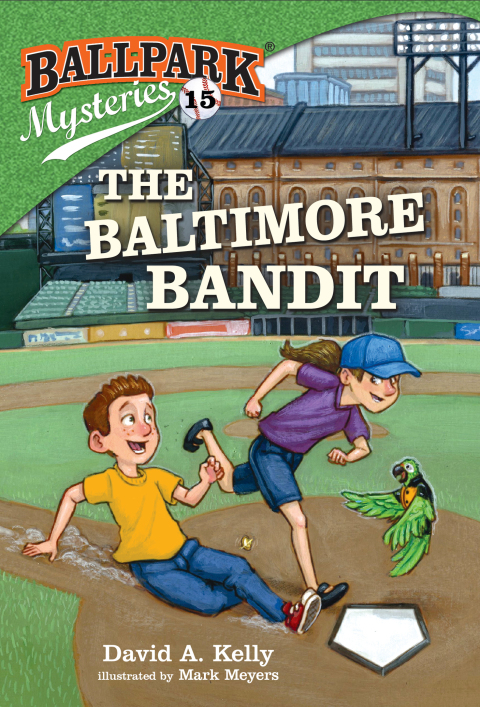 Cover image for book Ballpark Mysteries #15: The Baltimore Bandit