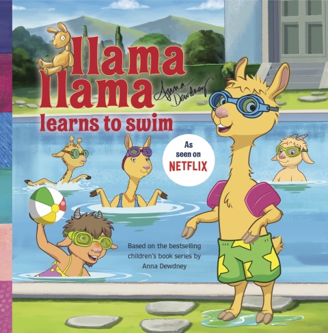 Cover image for book Llama Llama Learns to Swim