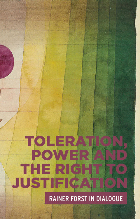 Cover image for book Toleration, power and the right to justification