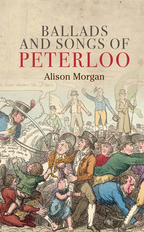 Cover image for book Ballads and songs of Peterloo