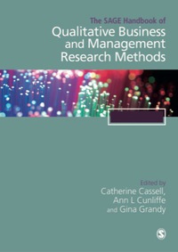 Cover image: The SAGE Handbook of Qualitative Business and Management Research Methods 1st edition 9781473926622
