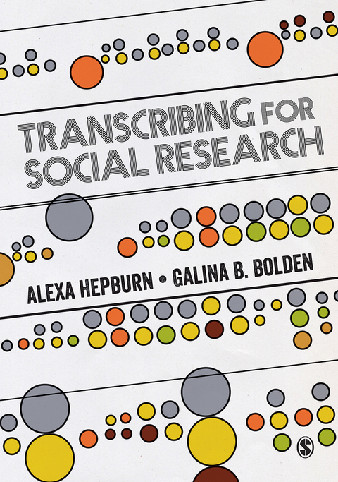 Cover image for book Transcribing for Social Research