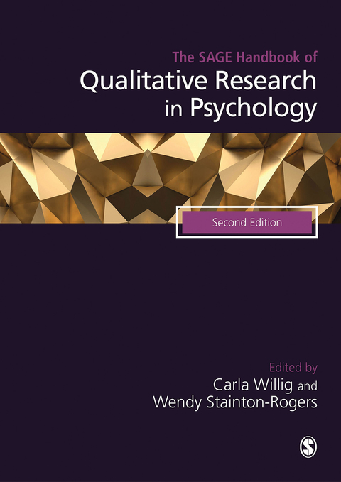 Cover image for book The SAGE Handbook of Qualitative Research in Psychology