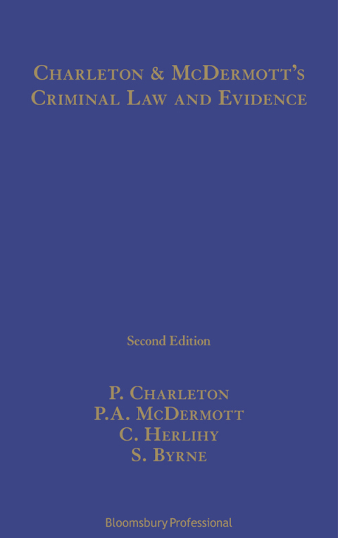 Charleton and McDermott's Criminal Law and Evidence 