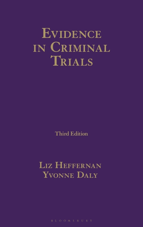 Cover image for book Evidence in Criminal Trials