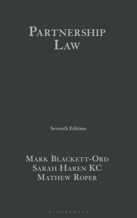 Cover image for book Partnership Law