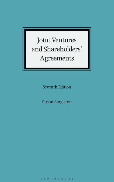 Cover image for book Joint Ventures and Shareholders' Agreements