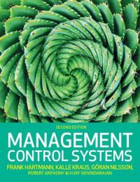 Cover image: Management Control Systems 2nd edition 9781526848314