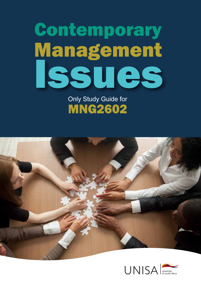 Contemporary Management Issues (Custom Ebook for Unisa)