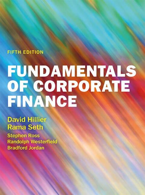 eBook: Fundamentals of Corporate Finance 5e