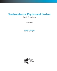Semiconductor Physics And Devices 4th Edition Print Isbn Etext Isbn Vitalsource