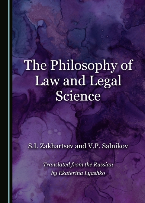 Cover image for book The Philosophy of Law and Legal Science