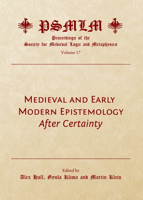 Cover image for book Medieval and Early Modern Epistemology