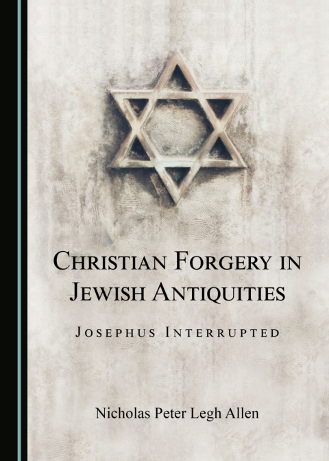 Cover image for book Christian Forgery in Jewish Antiquities