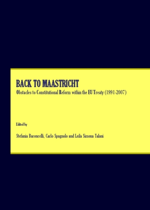 Cover image for book Back to Maastricht