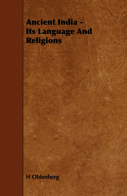 Ancient India - Its Language And Religions 