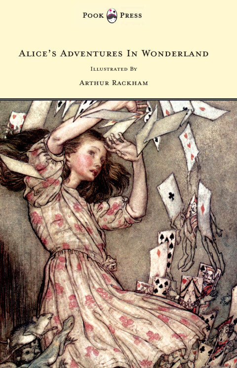 Cover image for book Alice's Adventures In Wonderland - With Illustrations In Black And White