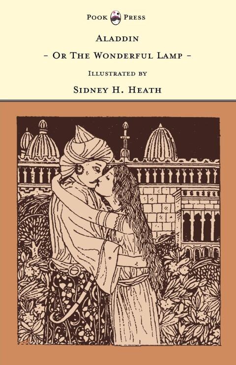 Cover image for book Aladdin - Or The Wonderful Lamp - Illustrated by Sidney H. Heath (The Banbury Cross Series)