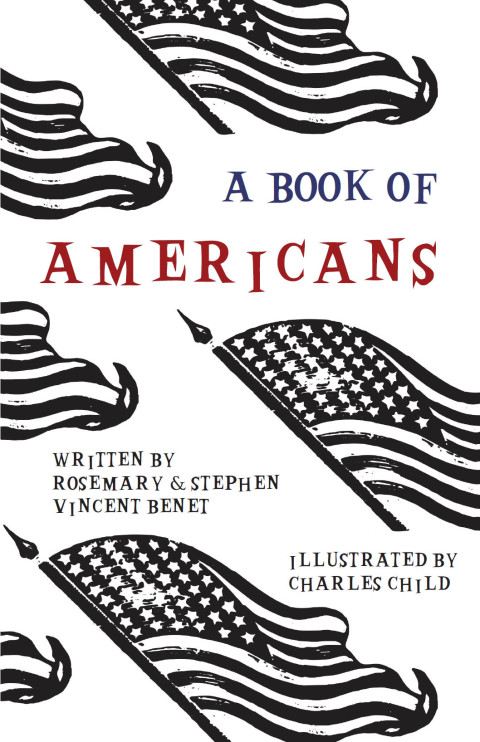 Cover image for book A Book of Americans - Illustrated by Charles Child