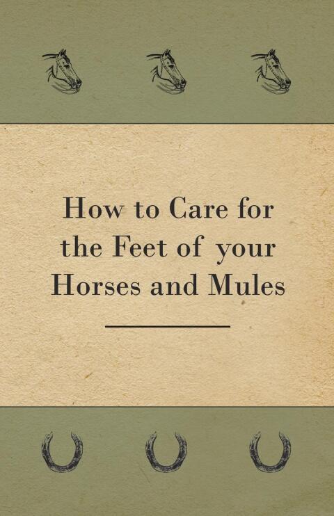 Cover image for book How to Care for the Feet of your Horses and Mules