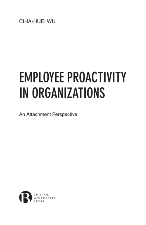 Cover image for book Employee Proactivity in Organizations